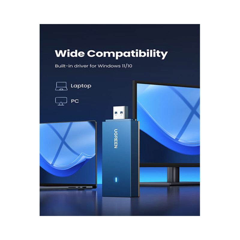 UGREEN Wi-Fi 6 AX1800 Dual-Band Wireless Adapter