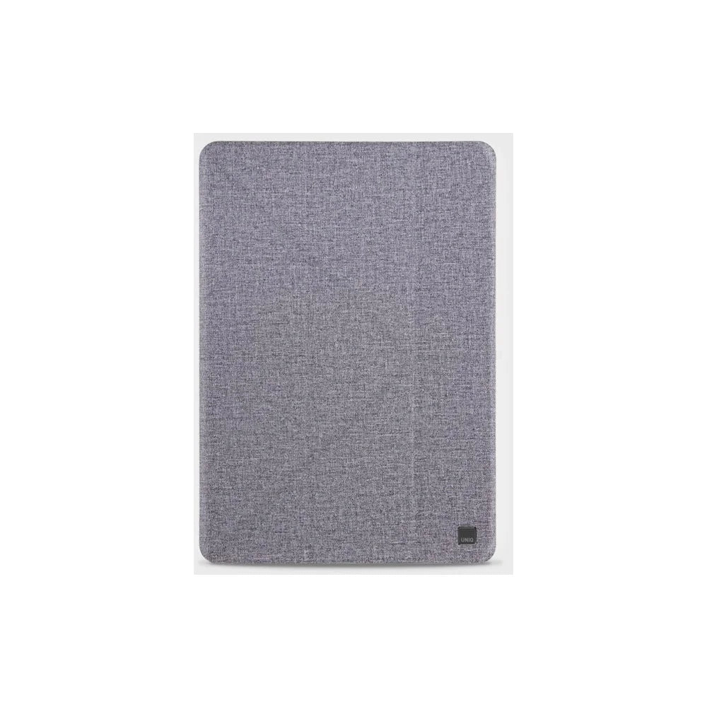 جراب UNIQ Yorker Canvas مع حامل لجهاز iPad 9.7 بوصة (2017/2018) باللون الرمادي