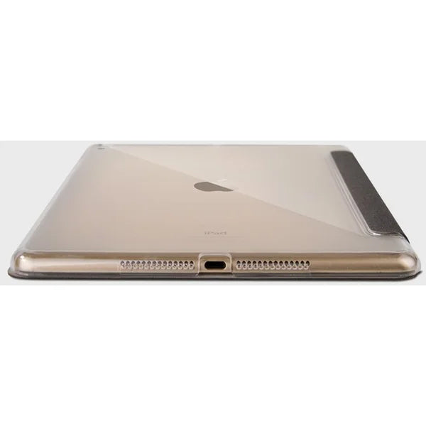 جراب UNIQ Yorker Canvas مع حامل لجهاز iPad 9.7 بوصة (2017/2018) باللون الرمادي