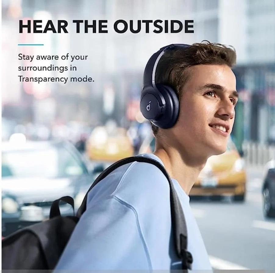 Anker Soundcore Q20i Bluetooth Over-Ear Headphones Blue