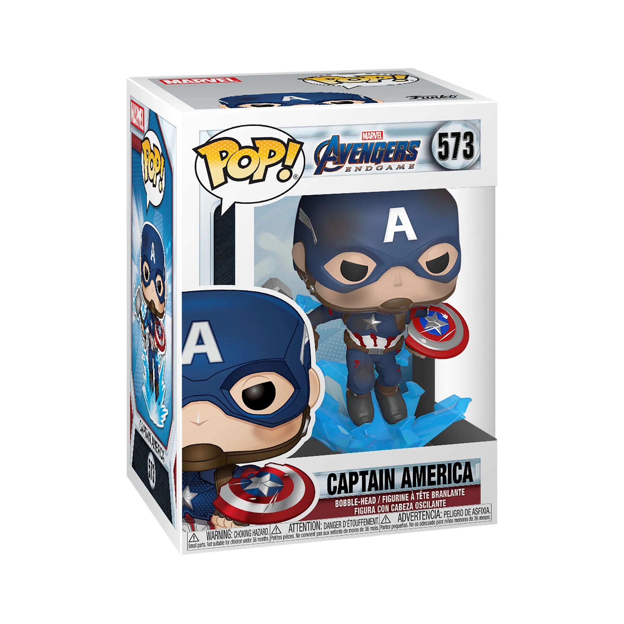 Pop! Marvel: Avengers Endgame- Capt A w/ Broken Shield