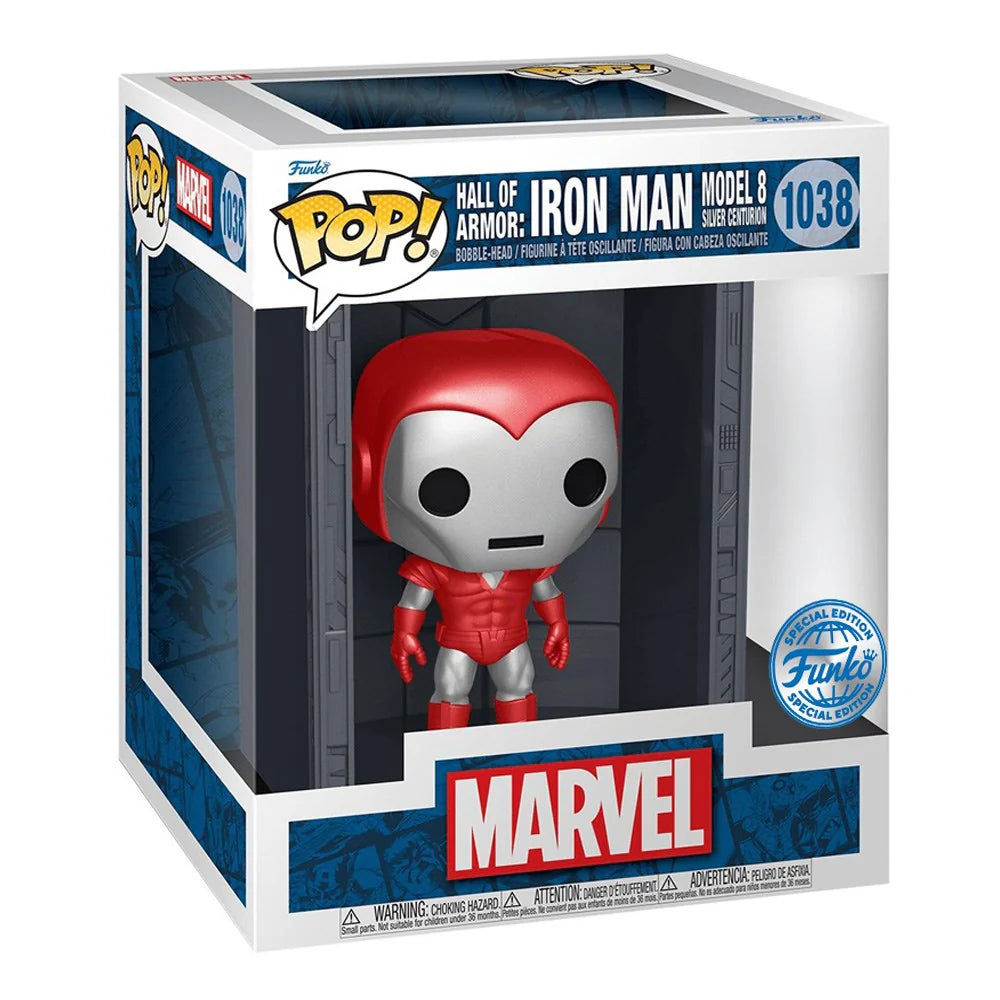 Pop Deluxe! Marvel: Hall of Armor - Iron Man Silver Centurion (MT)(Exc)