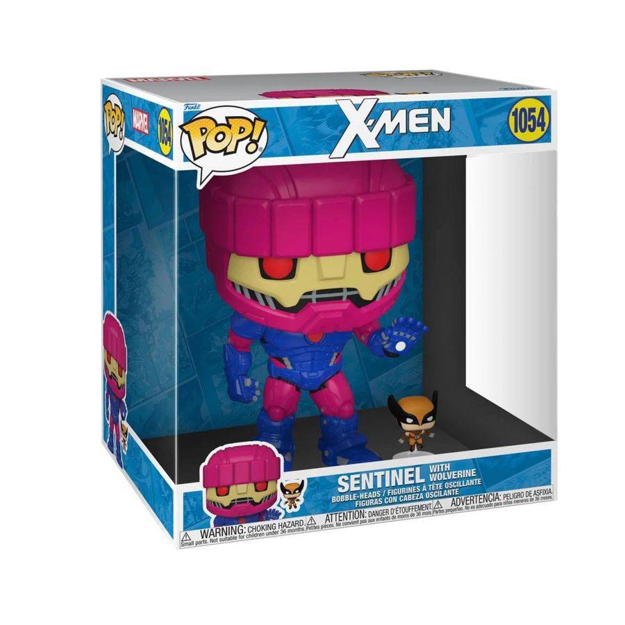 Pop Jumbo! Marvel: Xmen - Sentinel with Wolverine w/chase (Exc)