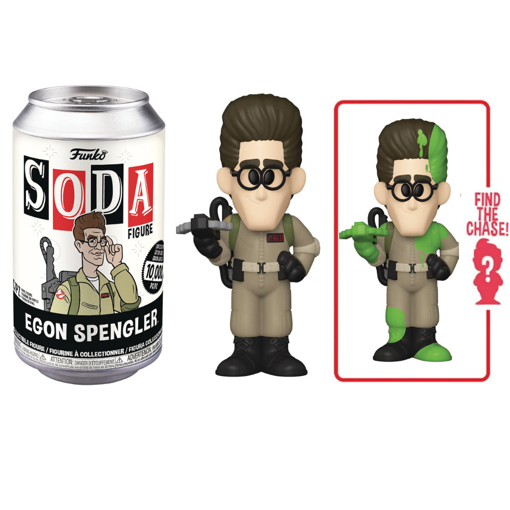 Funko Vinyl Soda: Ghostbusters – Egon Spengler with Slimed Chase Variant