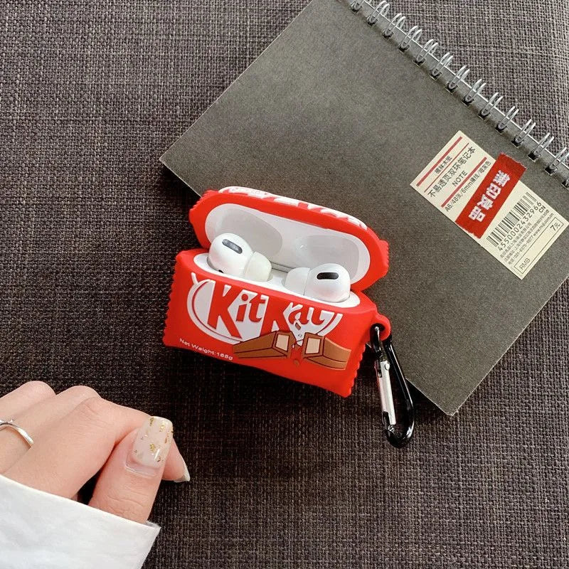 Cute 3D Silicone Case for AirPods Pro 2 Chocolate Design
