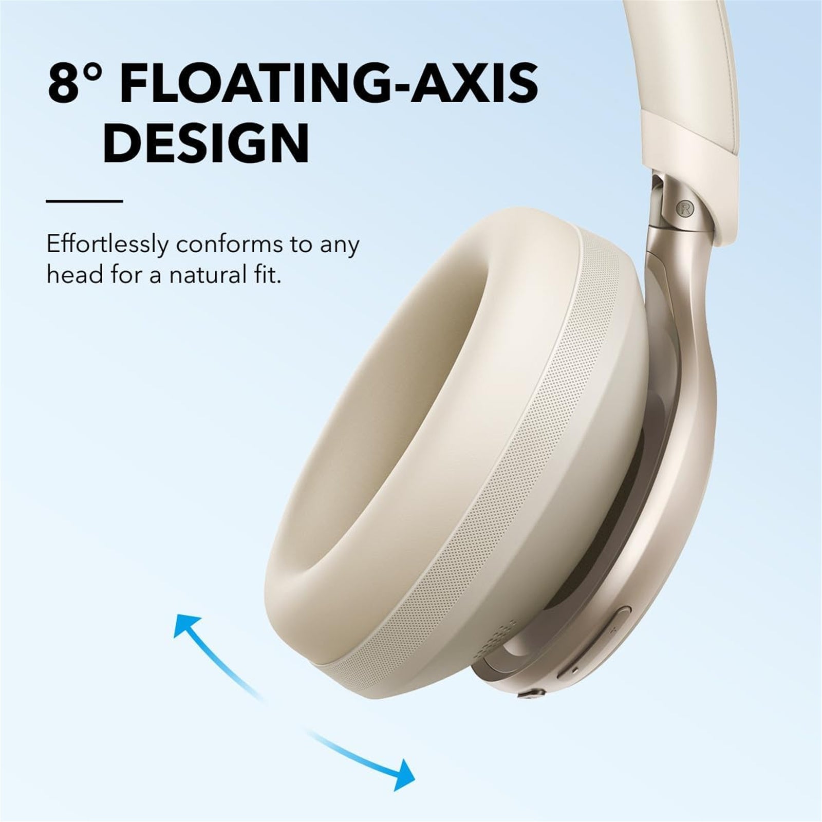Anker Soundcore Space One Noise Cancelling Headphones - Latte Cream