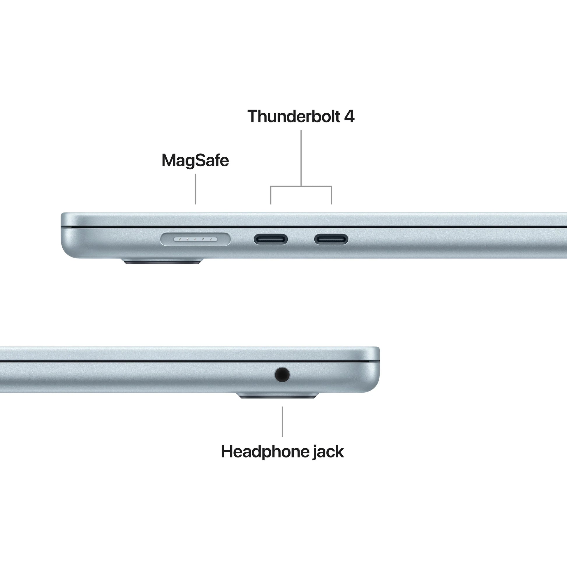 Apple MacBook Air، مقاس 13 بوصة، شريحة M4 مع وحدة معالجة مركزية 10 أنوية ووحدة معالجة رسومية 10 أنوية 