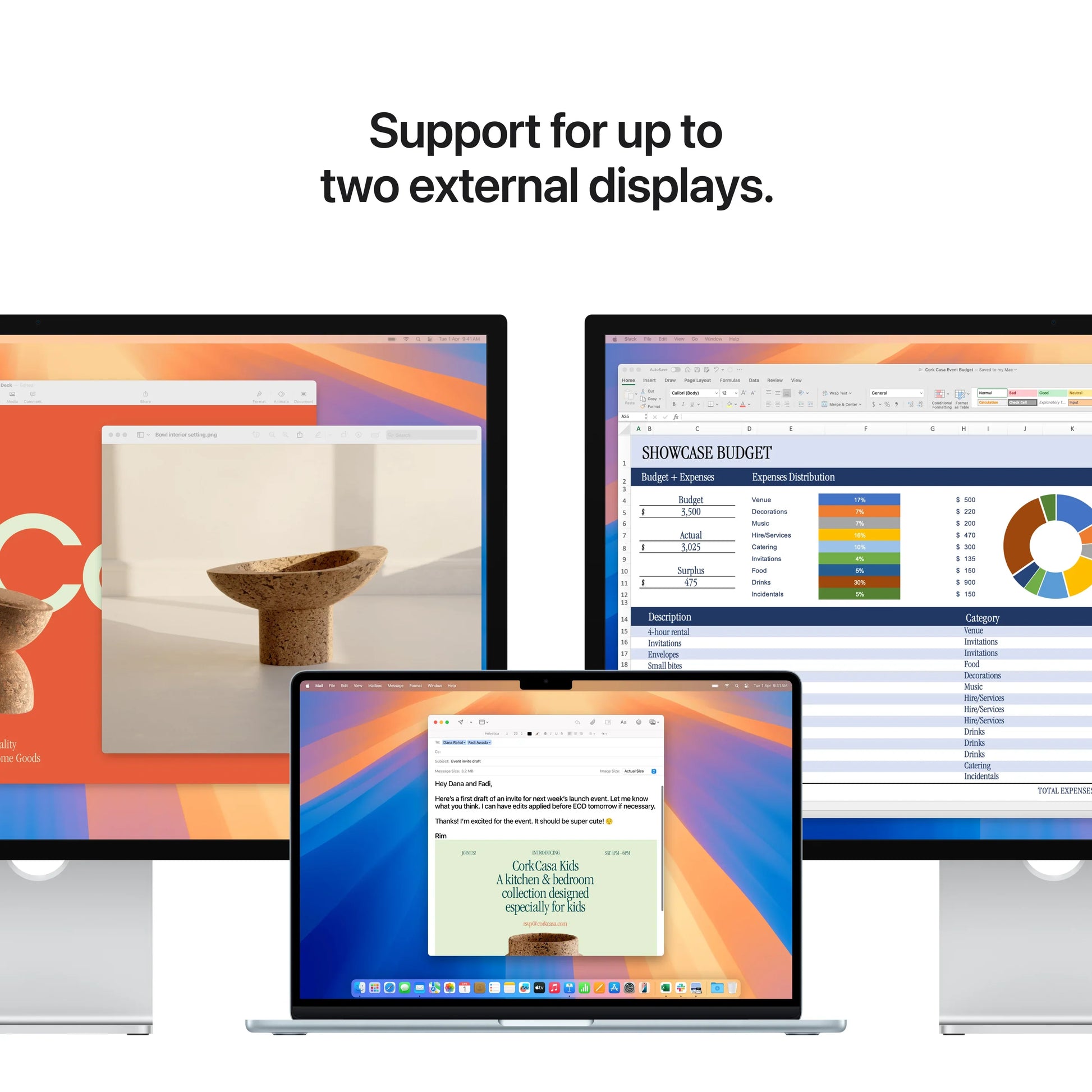 Apple MacBook Air، مقاس 13 بوصة، شريحة M4 مع وحدة معالجة مركزية 10 أنوية ووحدة معالجة رسومية 10 أنوية 
