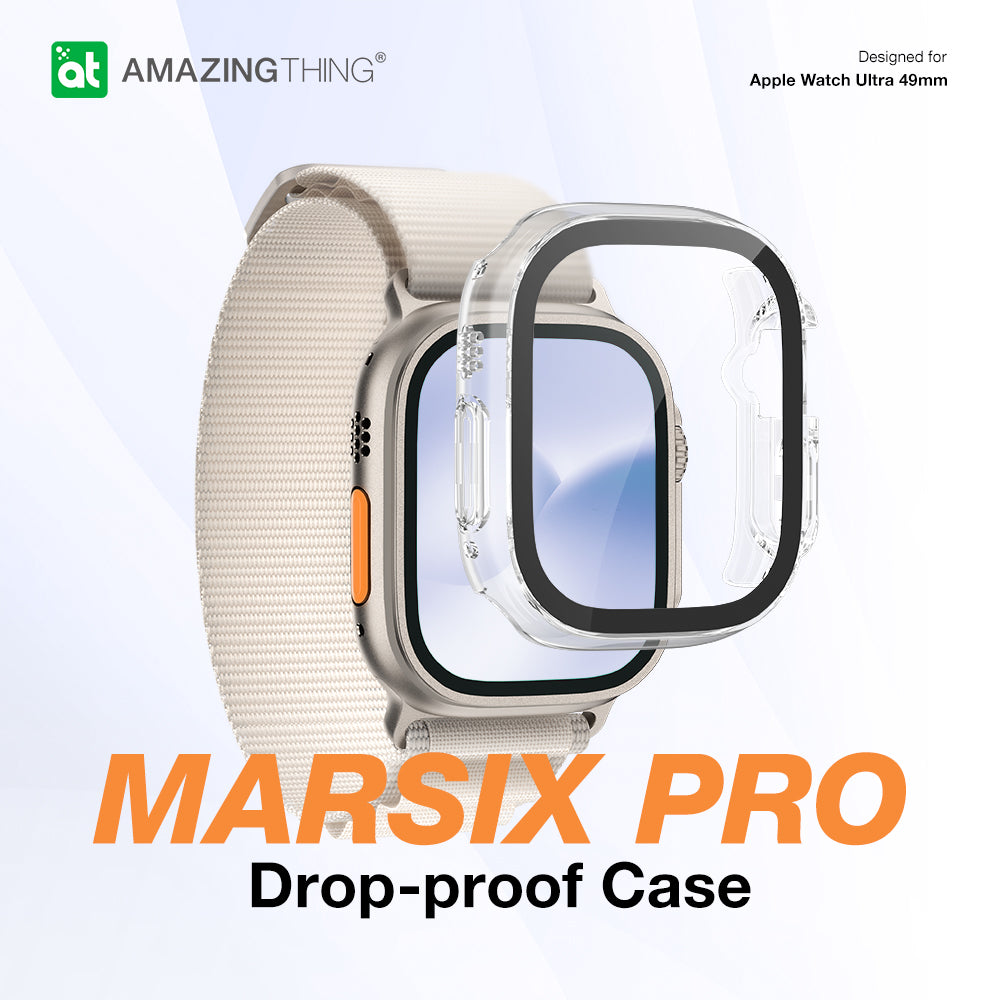 AT APPLE WATCH ULTRA MARSIX PRO BUMPER WITH GLASS 49MM