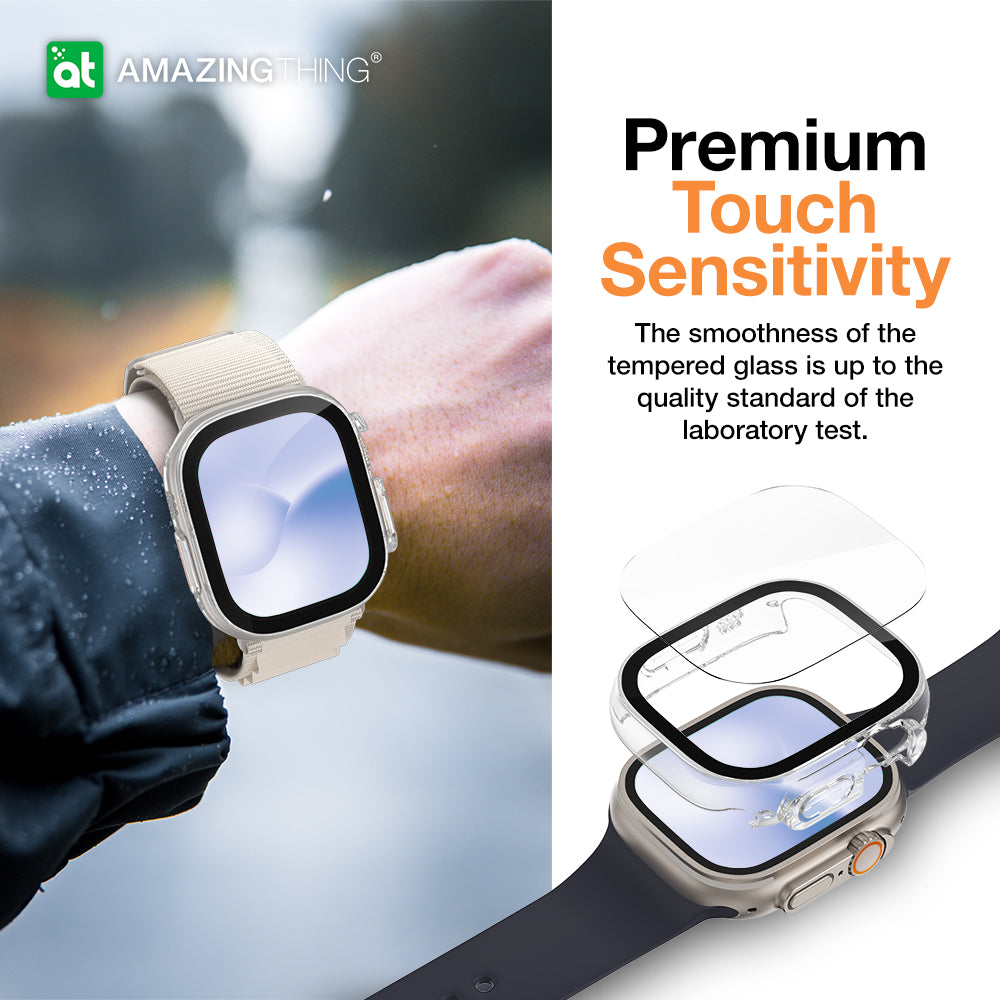AT APPLE WATCH ULTRA MARSIX PRO BUMPER WITH GLASS 49MM