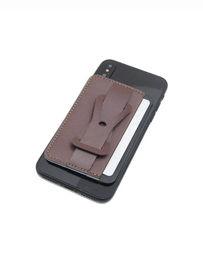 More Plus Bow Tie and Phone Wallet - Dark Brown