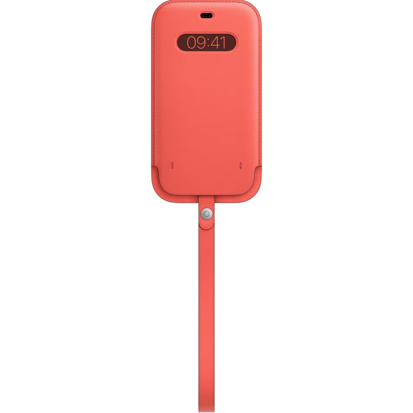 Apple Leather Sleeve with MagSafe for iPhone 12 Pro Max - Pink Citrus