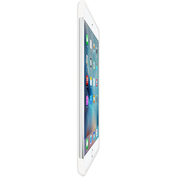 جراب سيليكون من Apple لجهاز iPad mini 4 - جراب واقٍ، أبيض 