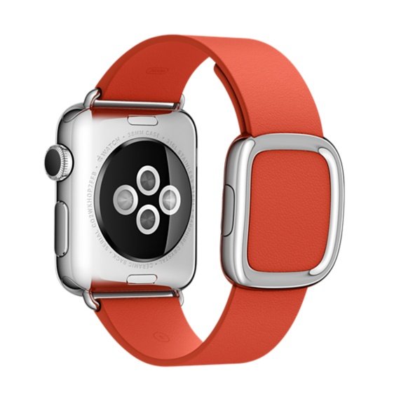 Apple Red Modern Buckle Medium Apple Watch 38mm Compatible with Apple Watch 38/40/41mm