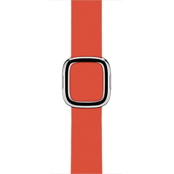 سوار Apple Watch متوسط ​​الحجم باللون الأحمر بتصميم عصري ومتوافق مع ساعات Apple Watch مقاس 38 مم و38/40/41 مم