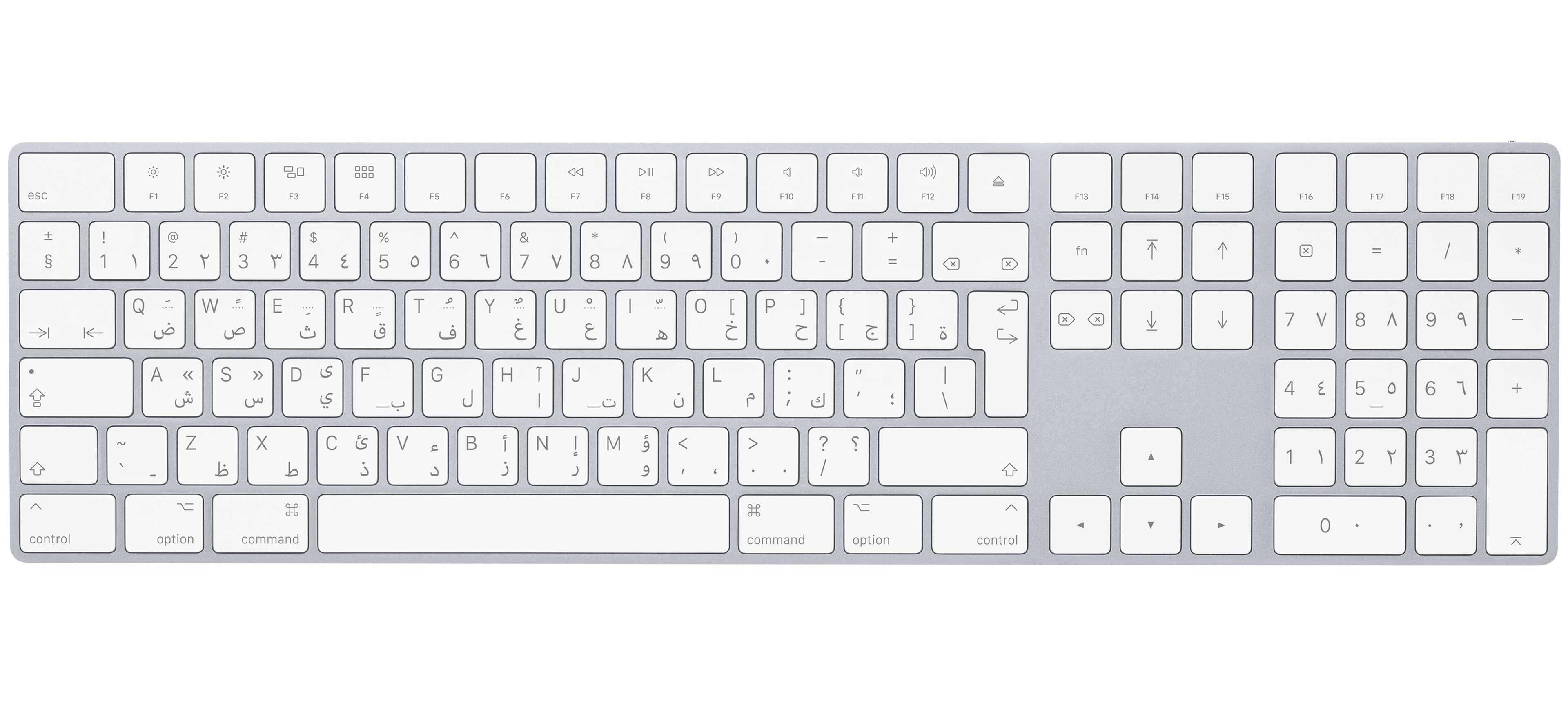 لوحة المفاتيح السحرية (USB-C) - العربية 
