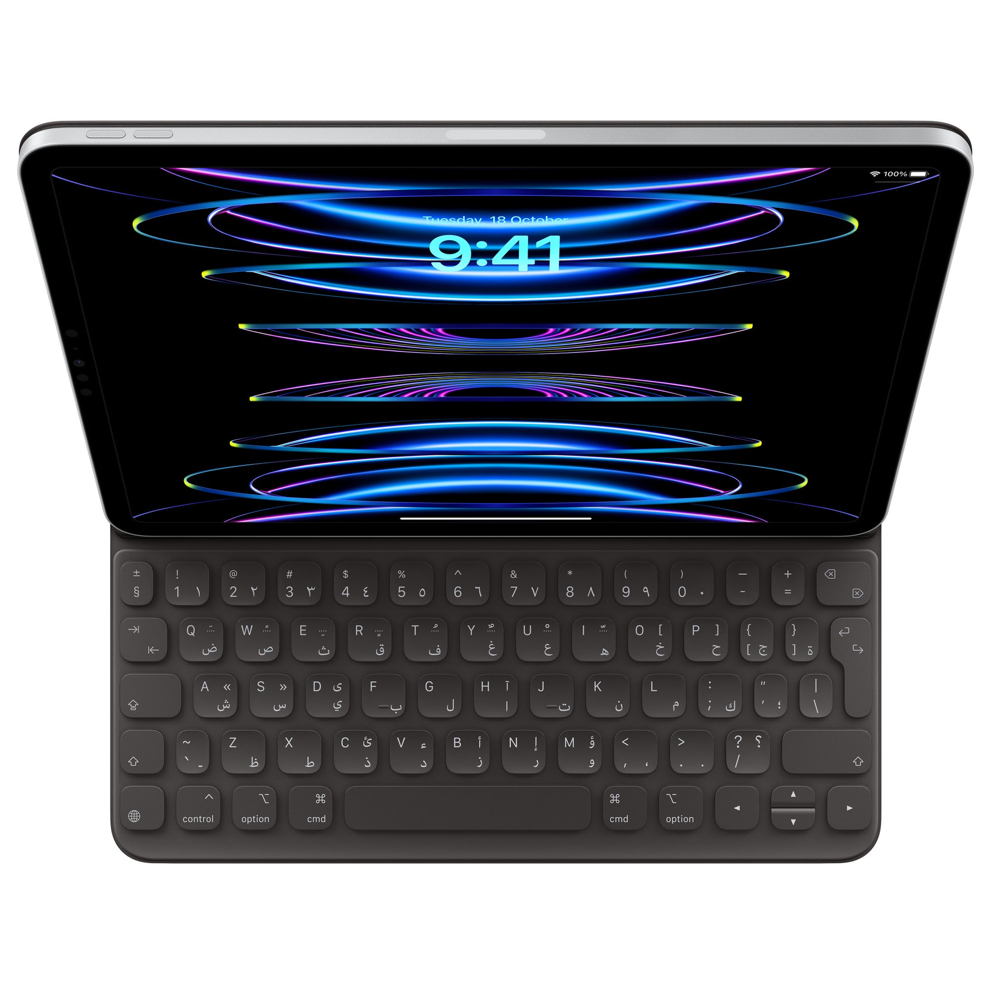 Smart Keyboard Folio for iPad Pro 11-inch (4th generation) and iPad Air 11-inch (M2) - Arabic