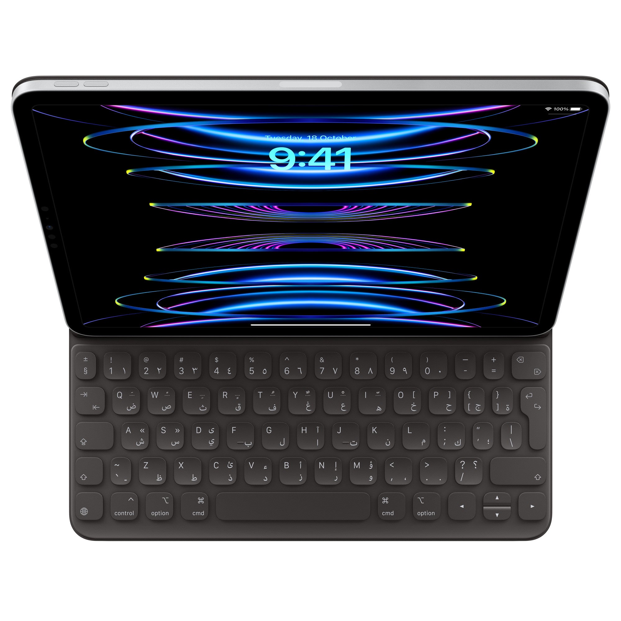 Smart Keyboard Folio for iPad Pro 11-inch (4th generation) and iPad Air 11-inch (M2) - Arabic