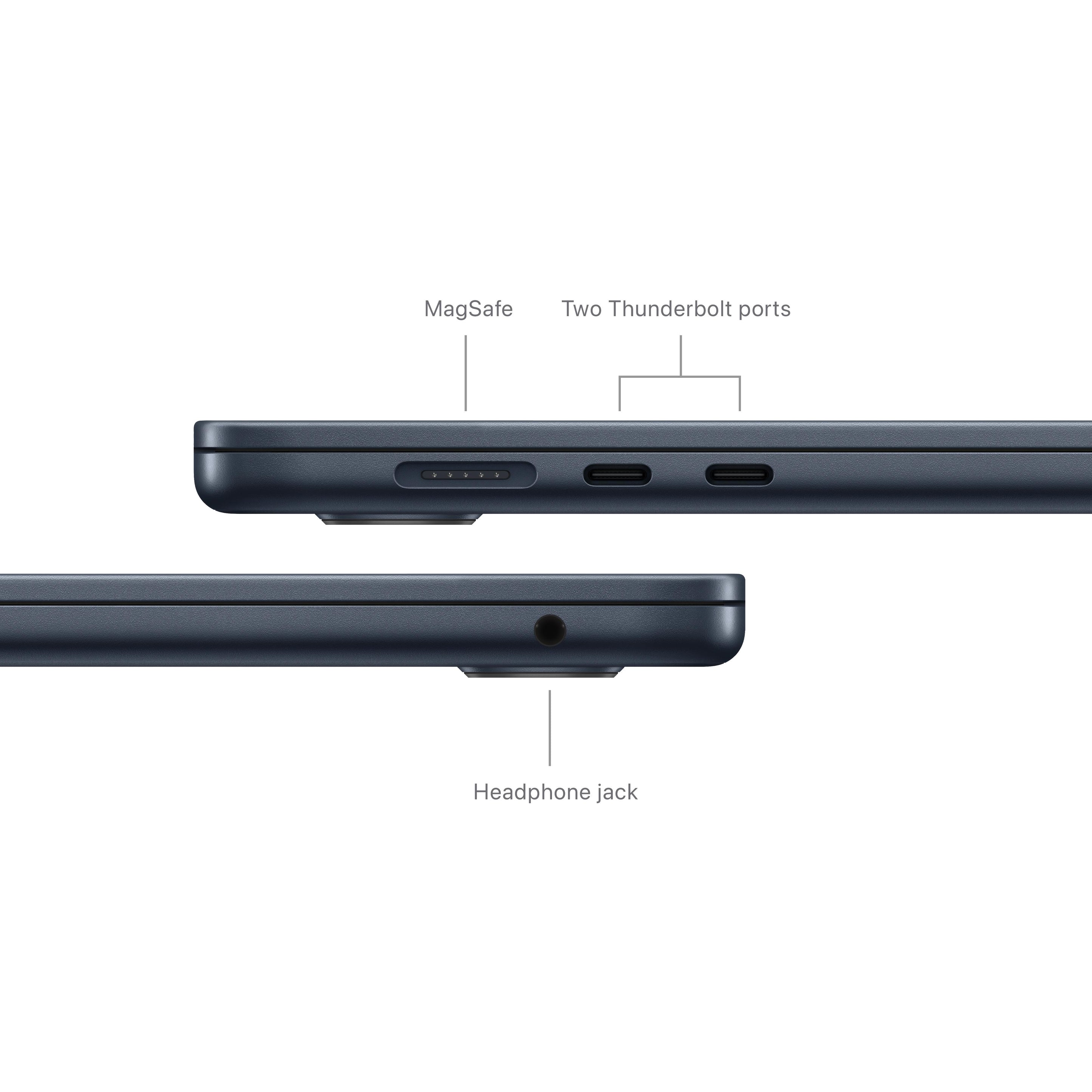 15-inch MacBook Air Apple M3 chip with 8‑core CPU and 10‑core GPU