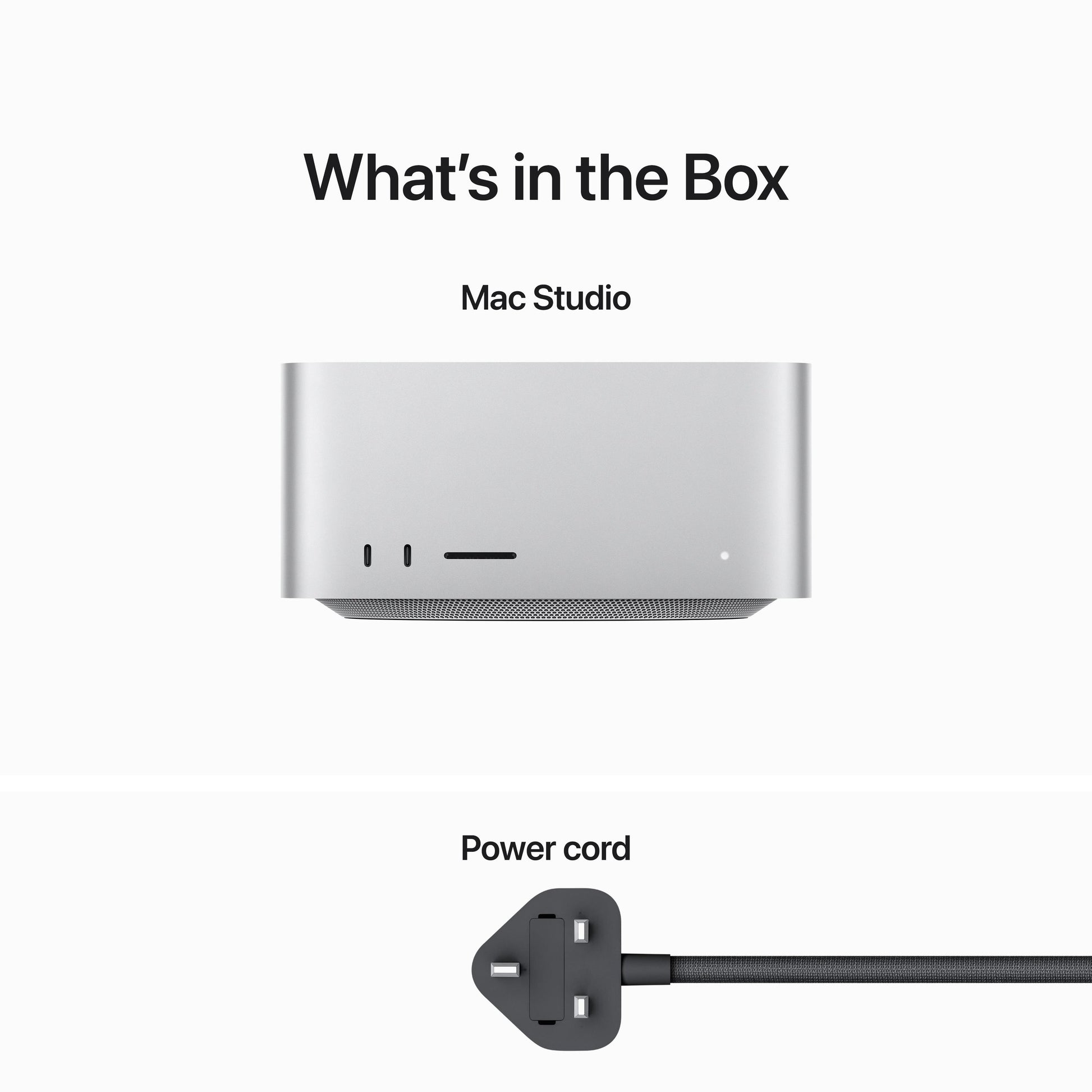 Mac Studio (2023) Apple M2 Max with 12-core CPU, 30-core GPU, 16-core Neural Engine