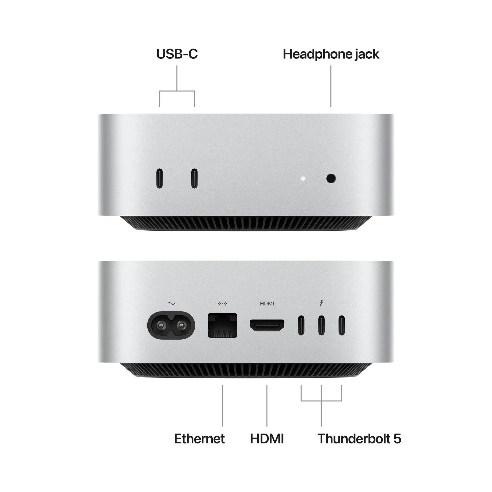 Apple Mac Mini M4 Pro chip with 12-core CPU and 16-core GPU Silver