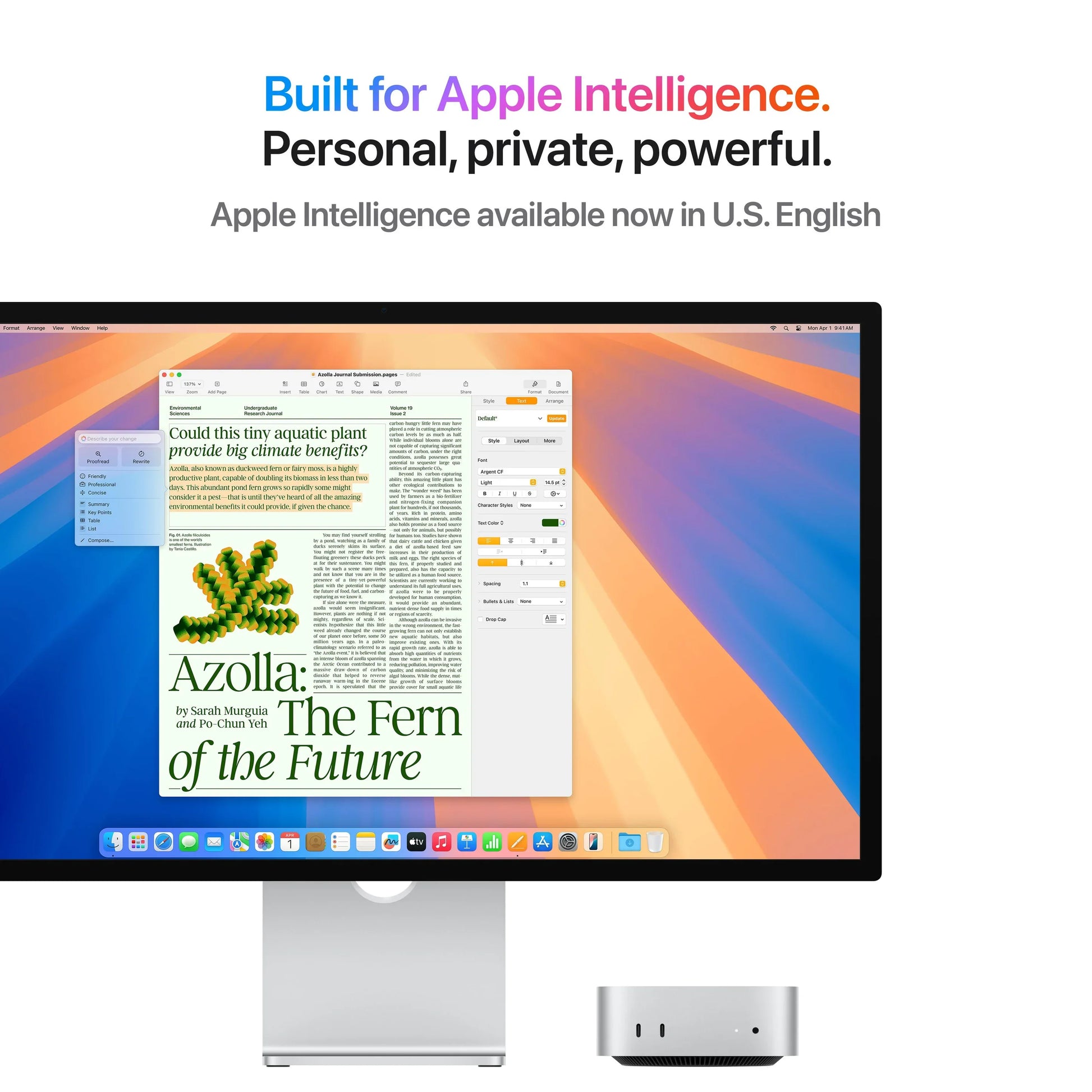 Apple Mac Mini M4 Pro chip with 12-core CPU and 16-core GPU Silver