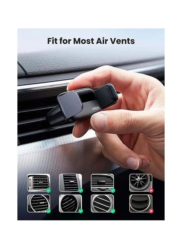 UGREEN Air Vent Car Mount Phone Holder Black