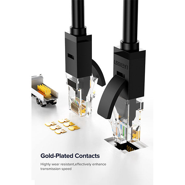 UGREEN Cat 6 Round UTP Gigabit Ethernet Network Cable 10 Meter Black
