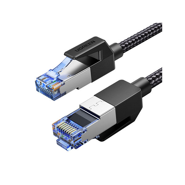 UGREEN Cat8 Shielded Round Braided Ethernet Cable 5m Black