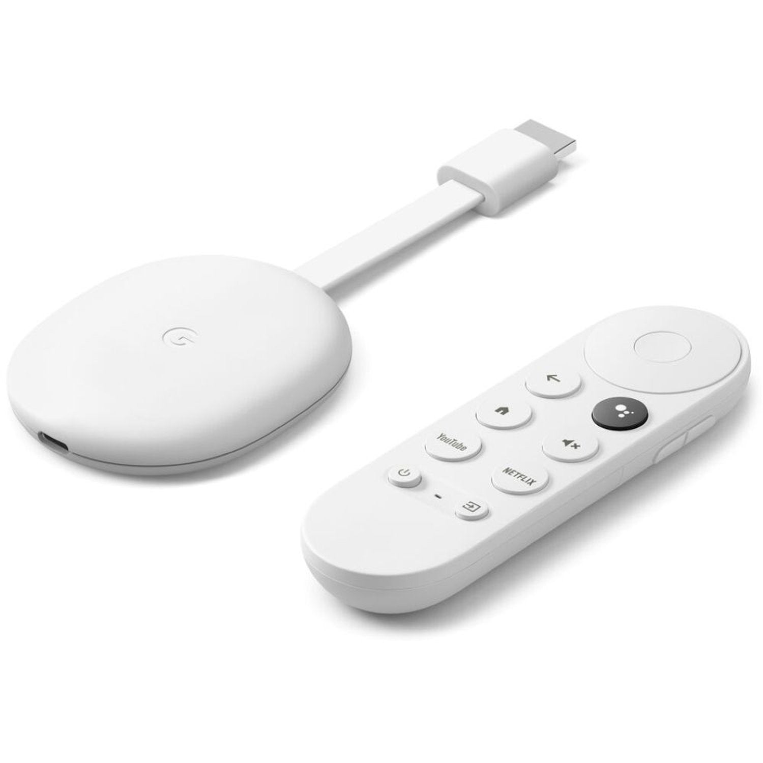 Google Chromecast with Google TV 4K HDR – Snow (International Version)