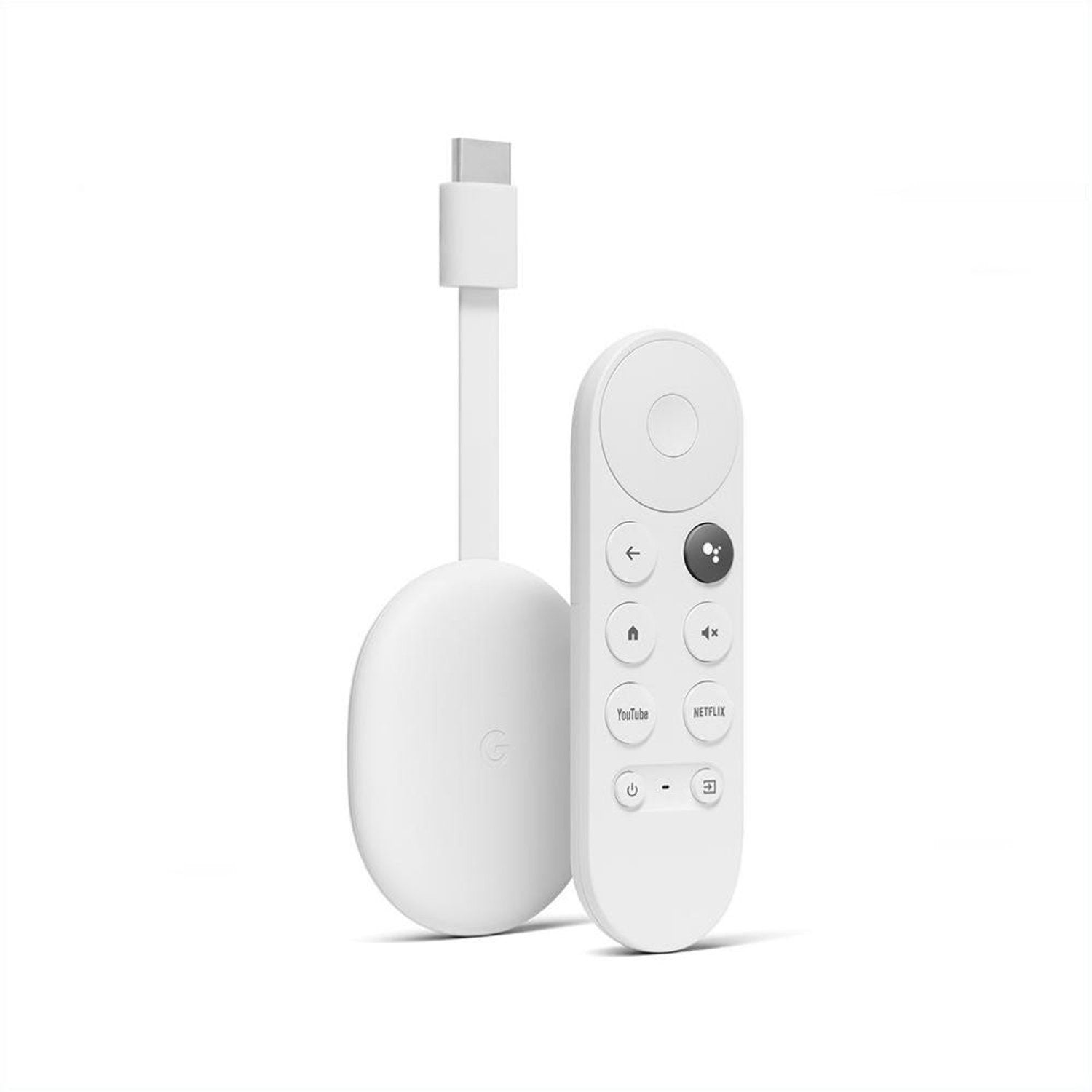 Google Chromecast with Google TV 4K HDR – Snow (International Version)