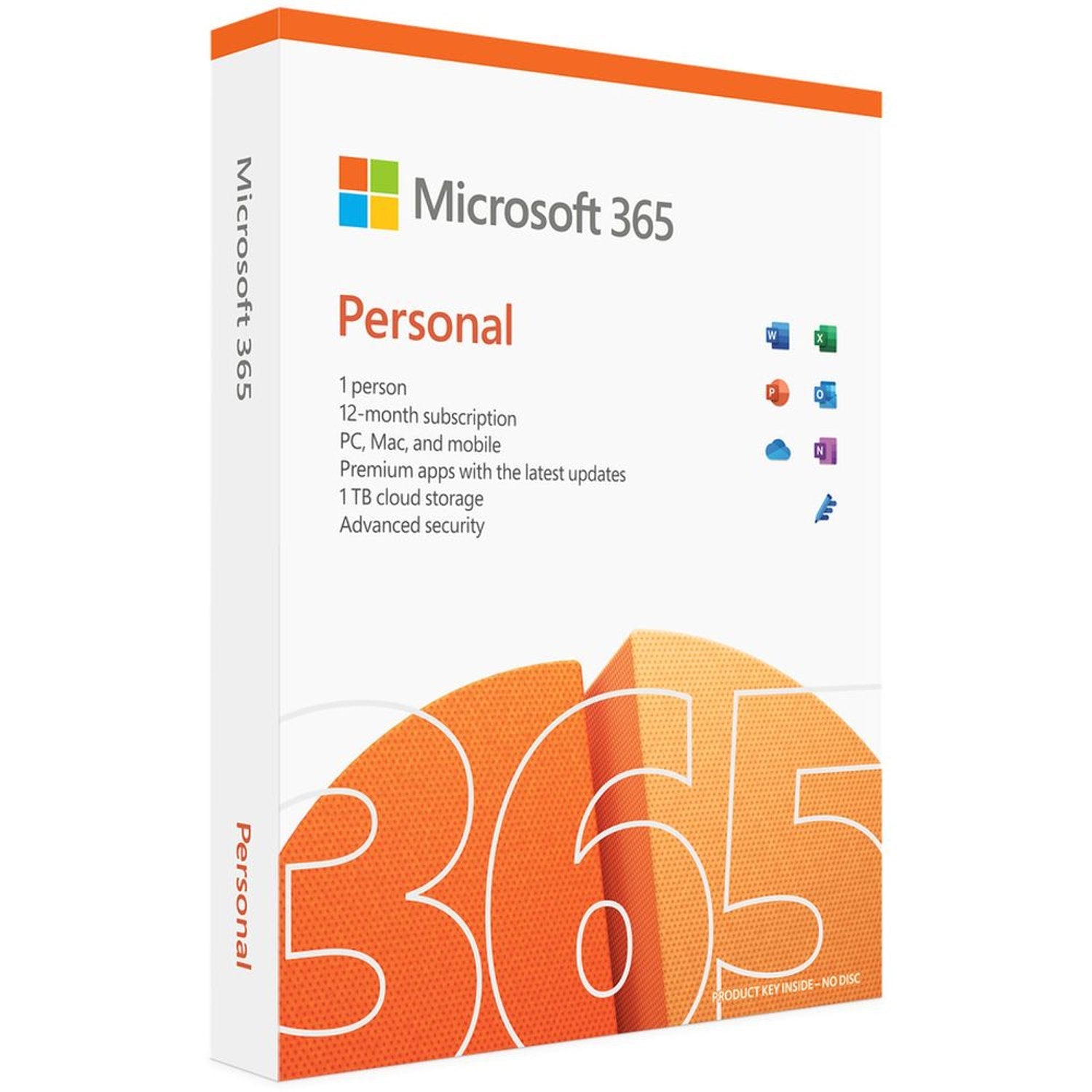 Microsoft Office 365 English ME Personal Software 1 Year