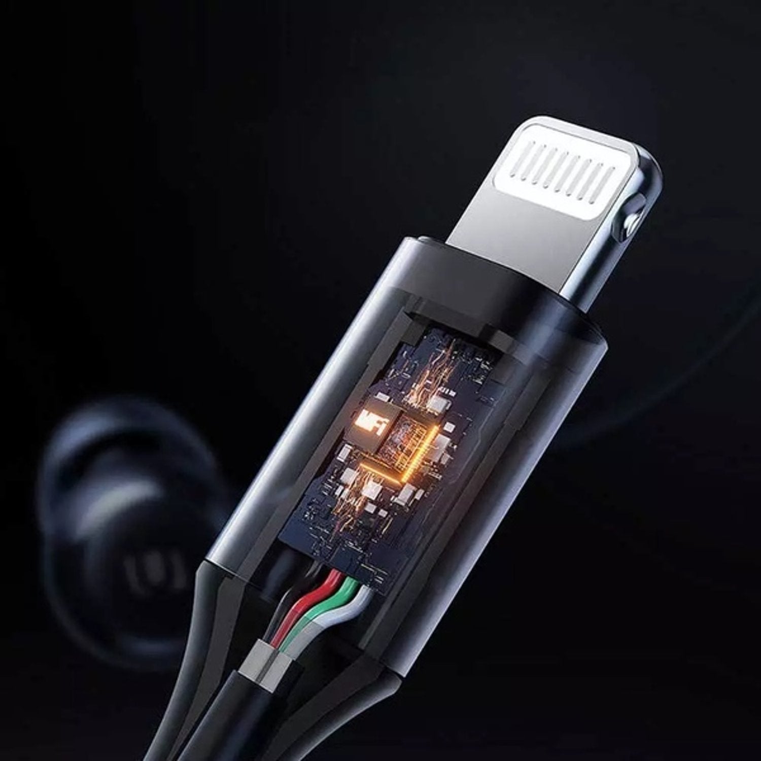 UGREEN In-Ear Earphones with Lightning Connector Black