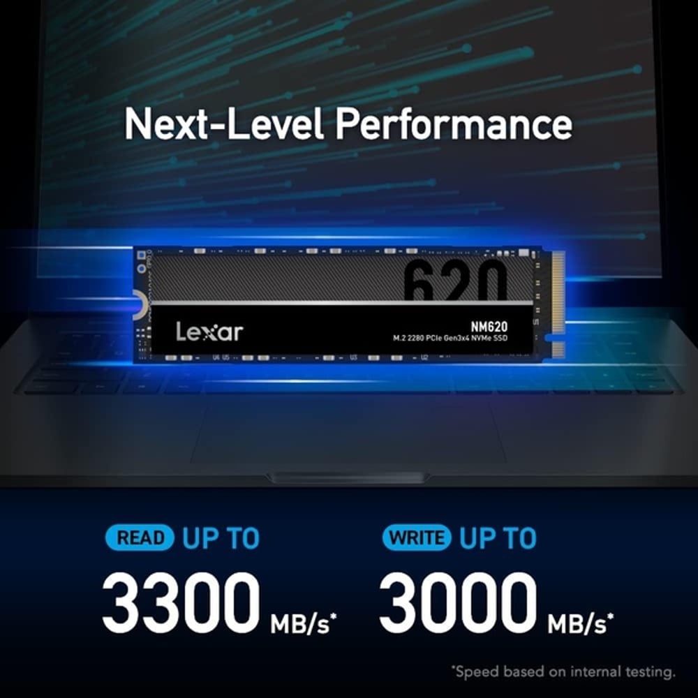 Lexar Internal SSD SATA 2TB Black LNM620X002T-RNNNU