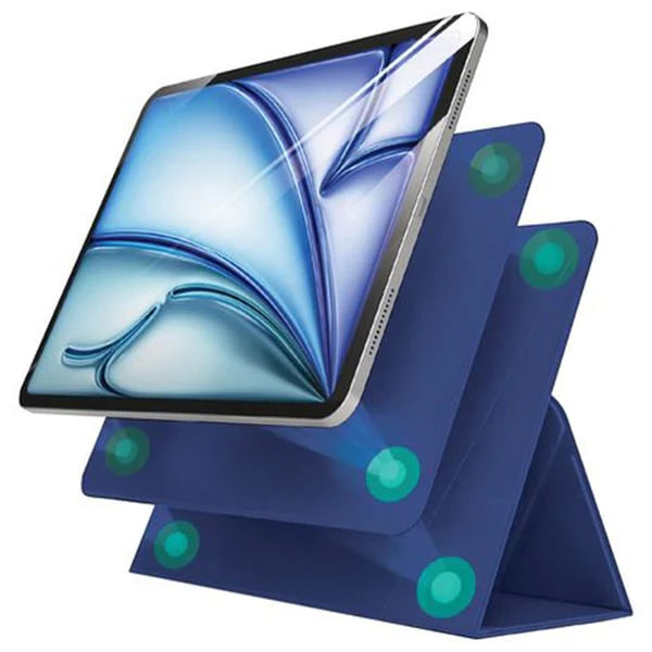Smartix Magnetic VersaGrip Case iPad Air 11-inch M2, Blue