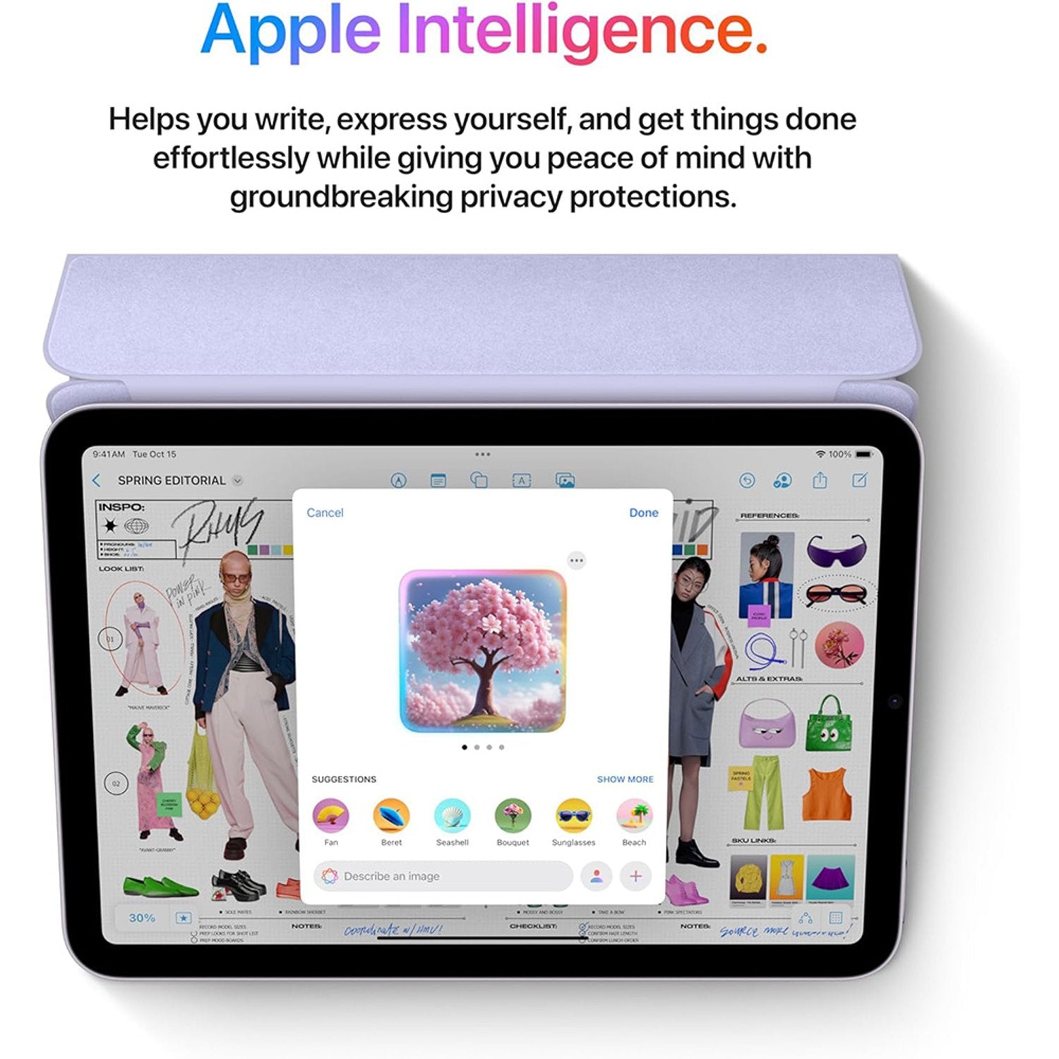 8.3-inch iPad Mini A17 Pro WiFi 128GB with liquid retina glass – Purple