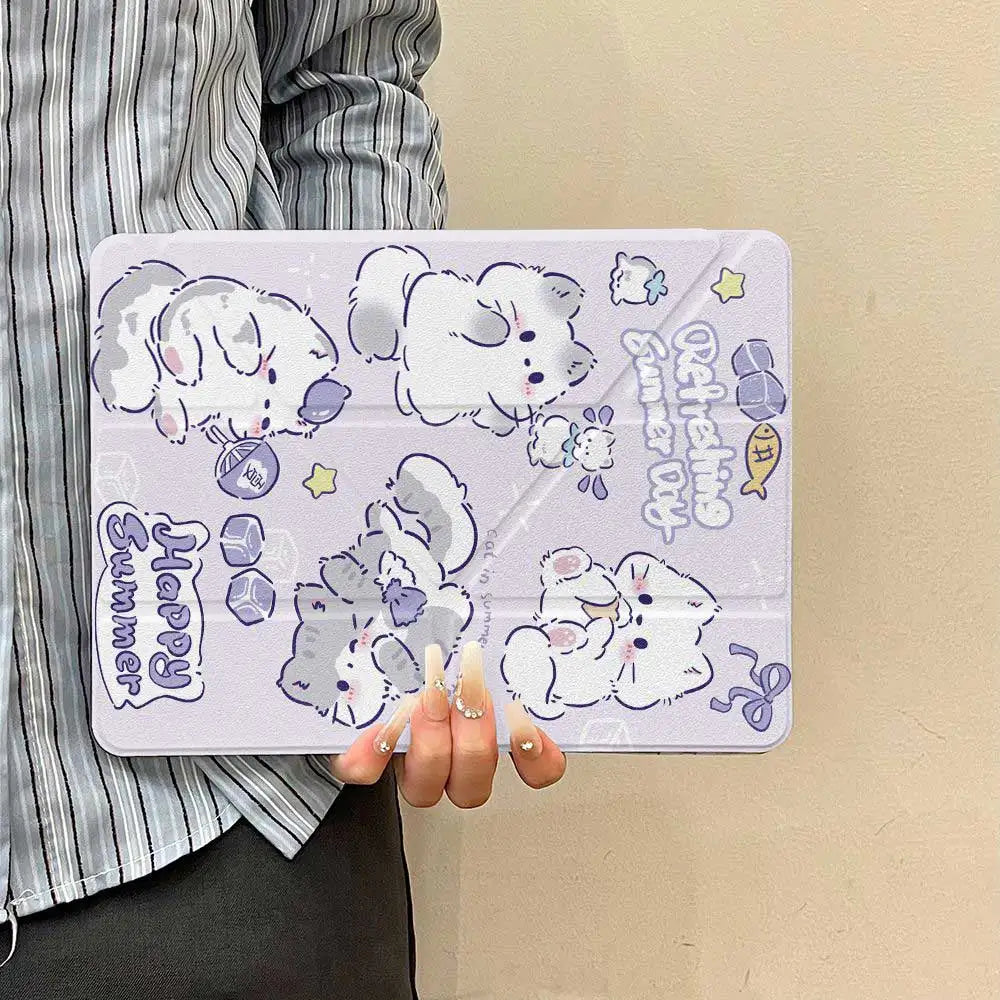 iPad Case Y Type  with Pencil Holder for iPad mini 6 mini 7