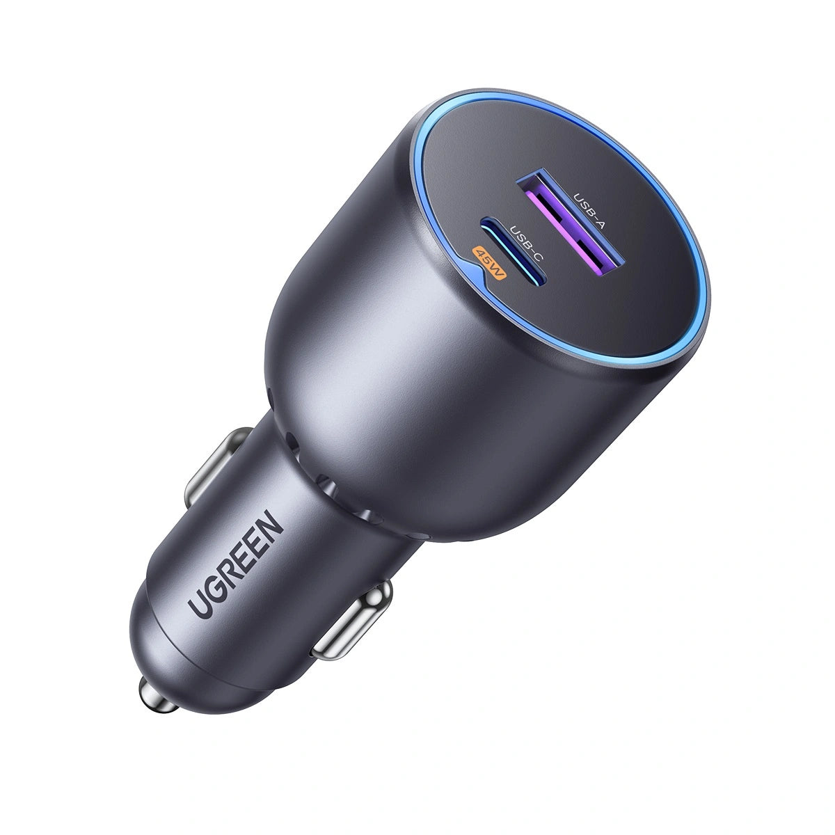 UGREEN Dual EC701 63W PD Car Charger Grey