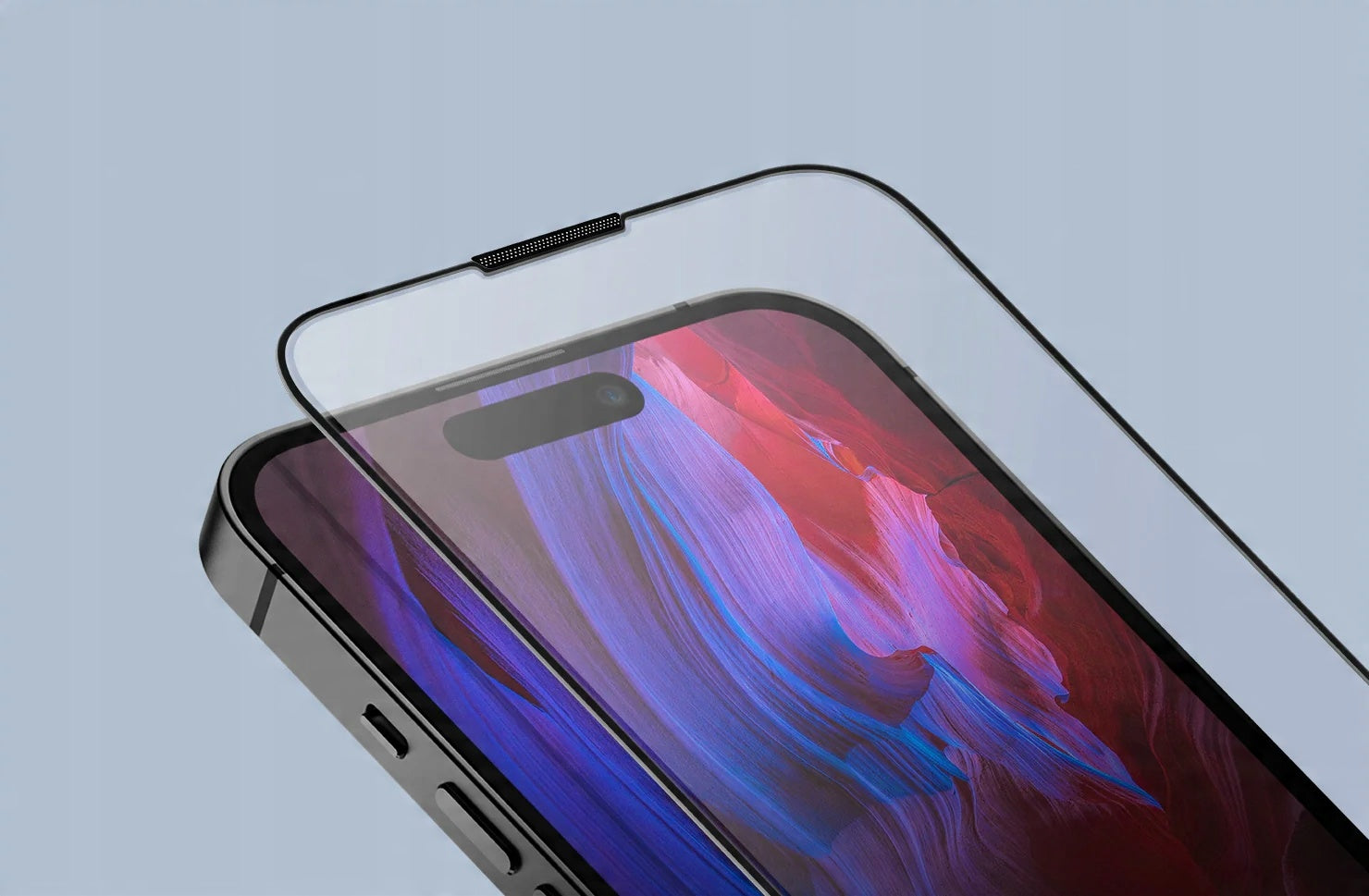 UNIQ Optix Vivid iPhone 16 Pro 6.3" clear tempered glass with applicator