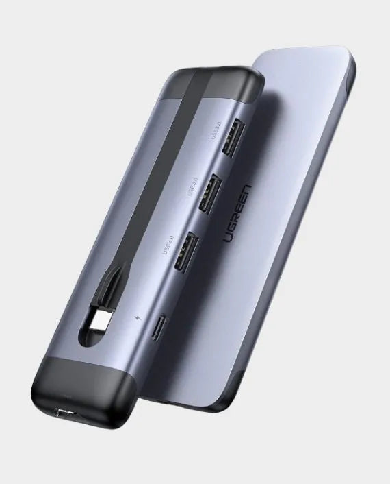 Ugreen 5 in 1 USB-C Multiport Dock with 4K@30Hz HDMI / USB-A 3.0 Data Ports / USB-C PD 100W / UG-USBC-CM285-5P-MM-ADP - Space Grey