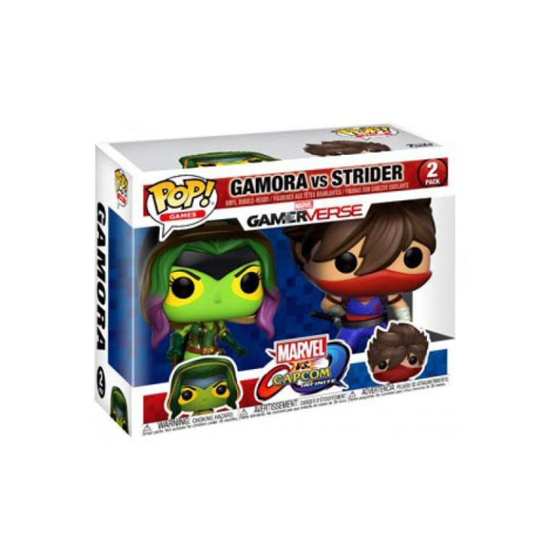Pop! Games: Marvel vs. Capcom – Gamora vs. Strider 2-Pack