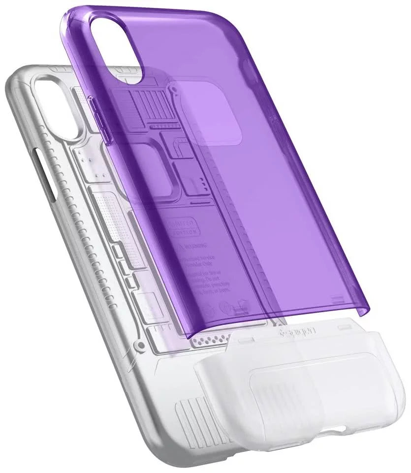 Case SPIGEN - iPhone X/XS Case Classic C1, Grape (057CS24431)