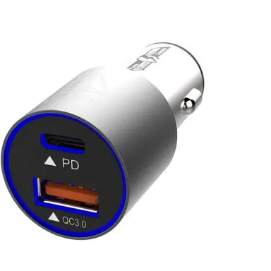 adonit fast car charger usb c pd 18w with quick charge 3 0 5v 3a usb c port in car charging adapter