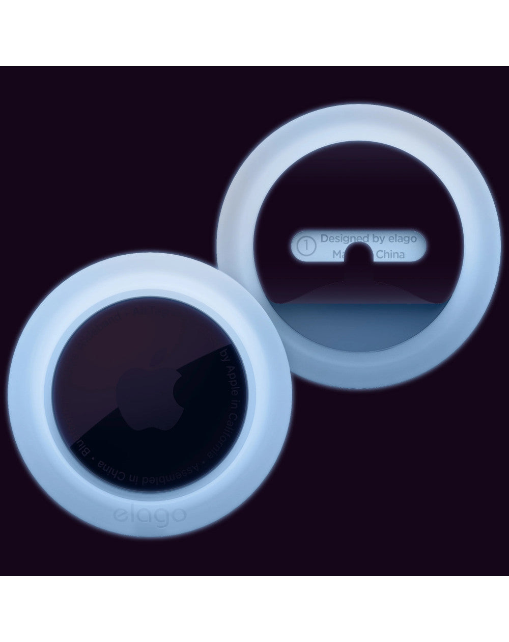 AirTag Silicon Pads - NightGlow (2-pack)