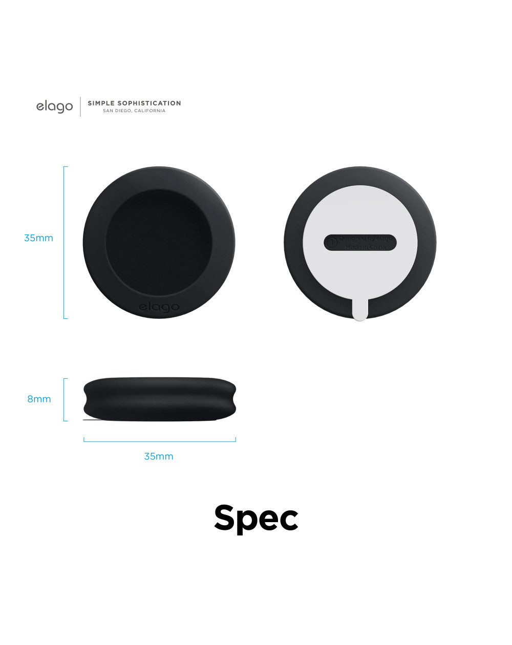 AirTag Silicon Pads - NightGlow (2-pack)