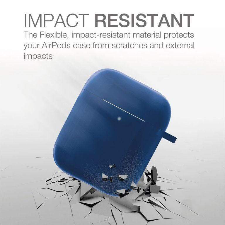 AirPods 2/1 Case Blue with Amazing Thing Carabiner at supremecase flow