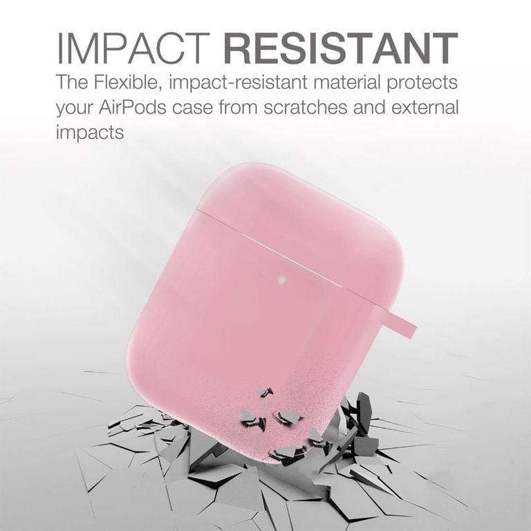 AMAZINGTHING at supremecase flow for airpods 2 1 with carabiner pink