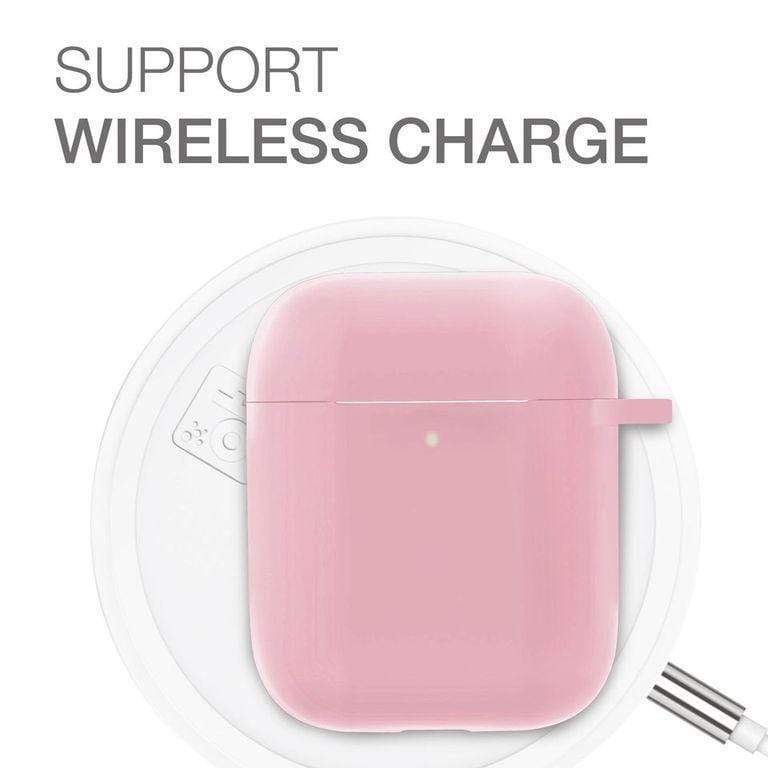 AMAZINGTHING at supremecase flow for airpods 2 1 with carabiner pink