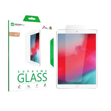 AmaizingThing Supreme Glass Screen Protector for iPad Air 2019, Transparent