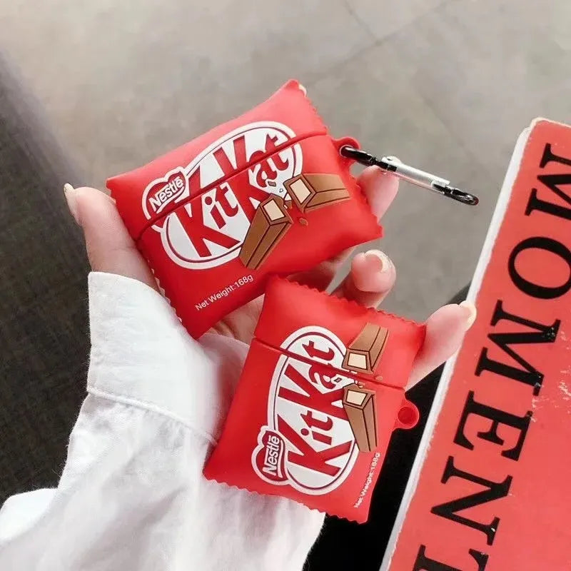 Cute 3D Silicone Case for AirPods Pro 2 Chocolate Design